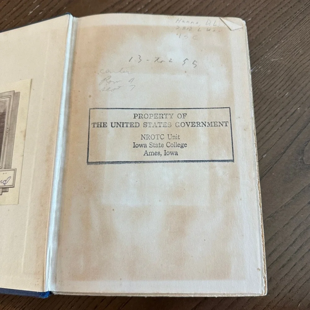 A History of Sea Power 1950 Doubleday‎ Stevens Westcott US Navy NROTC Iowa State